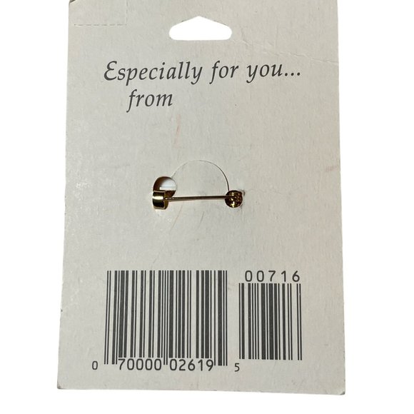 Vintage Hallmark Lapel Pin "Ready, Willing And Loveable" Valentine's White Cat - Picture 6 of 6